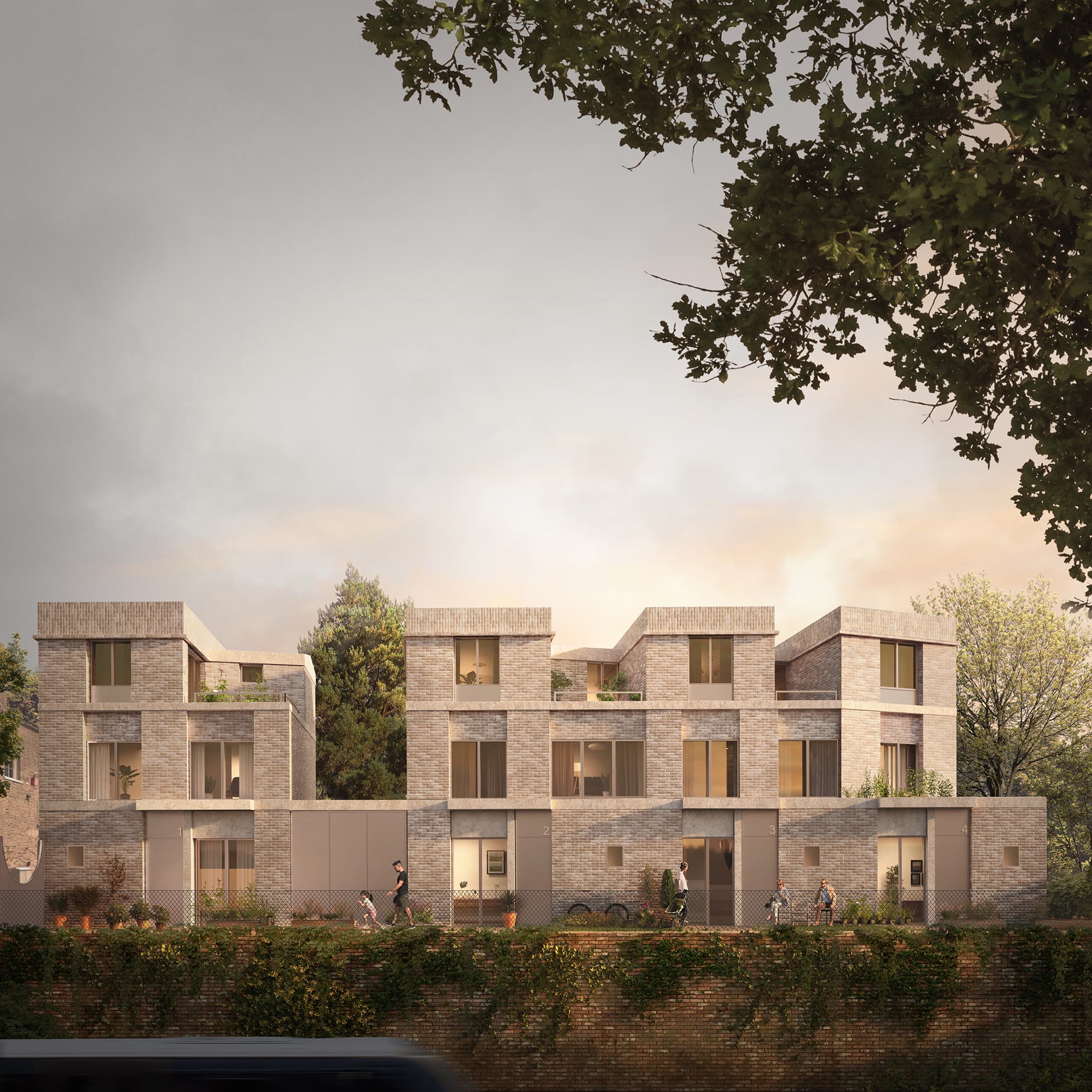 Greenwich Park Street property development project in Greenwich Park Street - main exterior view